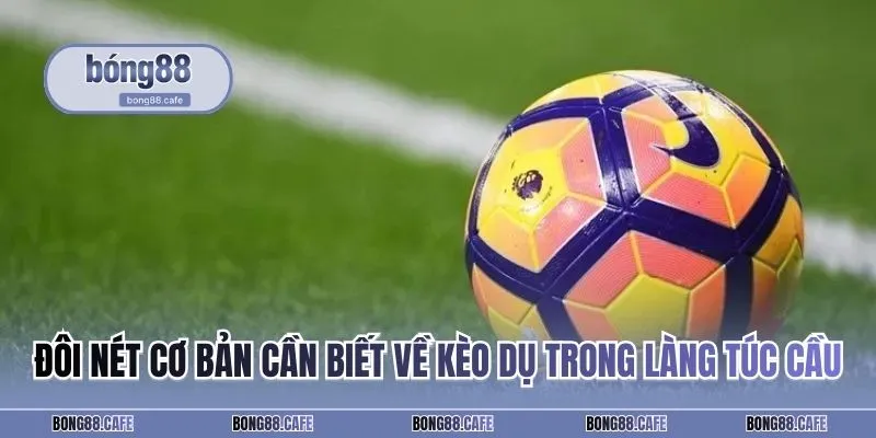 Đôi nét cơ bản cần biết về kèo dụ trong làng túc cầu