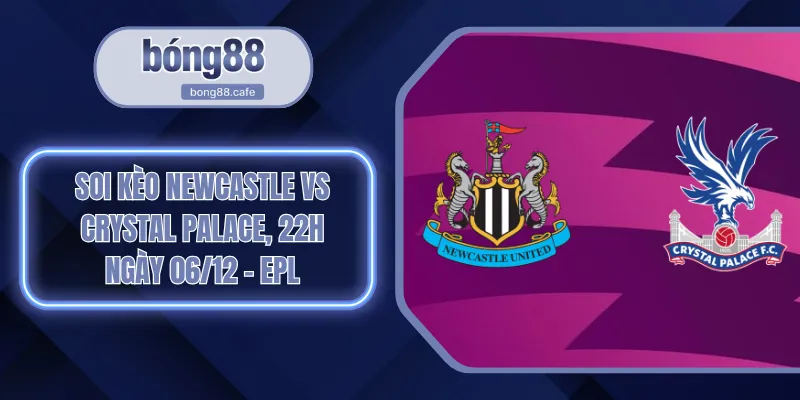 Soi kèo Newcastle vs Crystal Palace